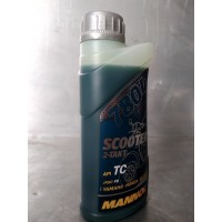 масло 2Т синтетика Mannol 7804 0,5л. (специальная скутер-серия) с одобрением производителей скутеров