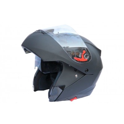 Шлем JIEKAI-111 (модуляр) с солнцезащитными очками (черный)