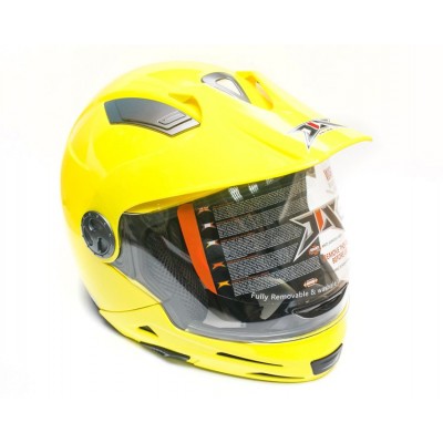 Шлем JIX JX-A112 (разборной) с солнцезащитными очками (желтый)