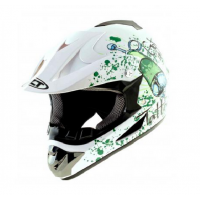 Шлем WLT-125 Кроссовый белый