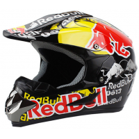 Шлем WLT-125 Кроссовый Red Bull черный